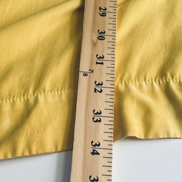 Miss Closet Mini Dress Medium Butter Yellow Ombre 100% Silk Pastel Femine - Picture 4 of 5